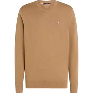 Tommy Hilfiger - Pullover - V-hals - Katoen - Heren