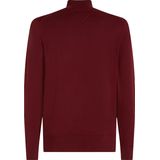 Tommy Hilfiger - Schipperstrui - Donkerrood - Katoen