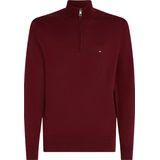 Tommy Hilfiger - Schipperstrui - Donkerrood - Katoen