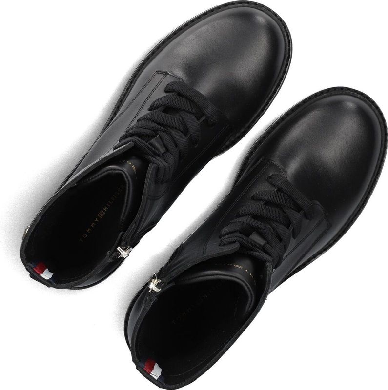 Tommy Hilfiger Chic Mid Heell Boots Dames - Zwart