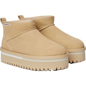 Tommy Jeans - EN0EN02599 - Leren Enkellaarsjes - Beige - Suède