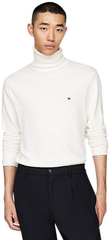 Tommy Hilfiger - Coltrui - Wit - Katoen/Kasjmier