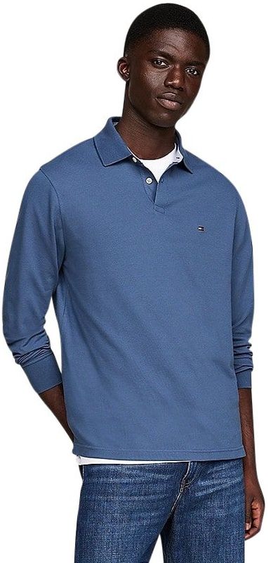 TOMMY HILFIGER - Shirt '1985' - Marine - Lange Mouwen