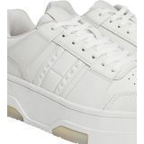 Tommy Hilfiger Grijs The Brooklyn Leren Platformsneaker