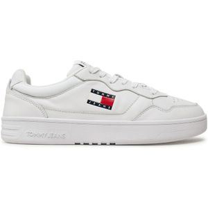 Tommy Jeans TJM CUPSOLE LEATHER ESS für Herren, weiß, Gr. 41 EU