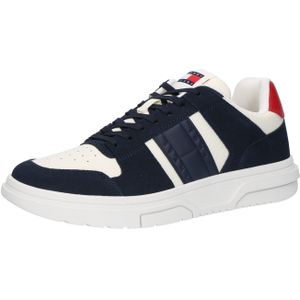 Tommy Jeans - The Brooklyn Mix - Sneakers - Donker Navy Blauw - Suède