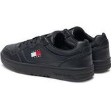 Tommy Hilfiger - Retro Basket - Sneakers - Zwart - Leren