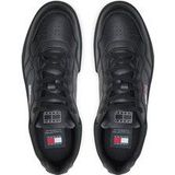 Tommy Hilfiger - Retro Basket - Sneakers - Zwart - Leren