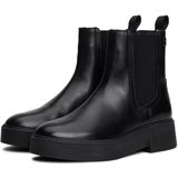 TOMMY HILFIGER - Chelsea Boots - Zwart - Leer