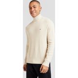 Tommy Hilfiger heren coltrui katoen - beige