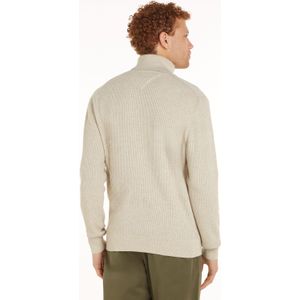 Tommy Hilfiger heren coltrui katoen - beige