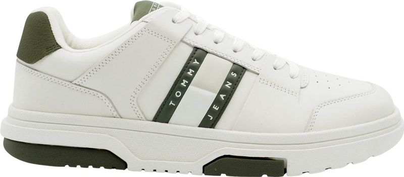 Tommy Hilfiger The Brooklyn Leren Heren Sneaker - Groen