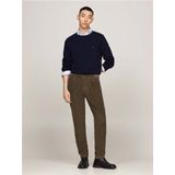 TOMMY HILFIGER - Trui - Marineblauw - Ronde Hals - Wol