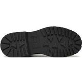 Schnürboots aus Leder mit Label-Detail Modell 'LACE UP'