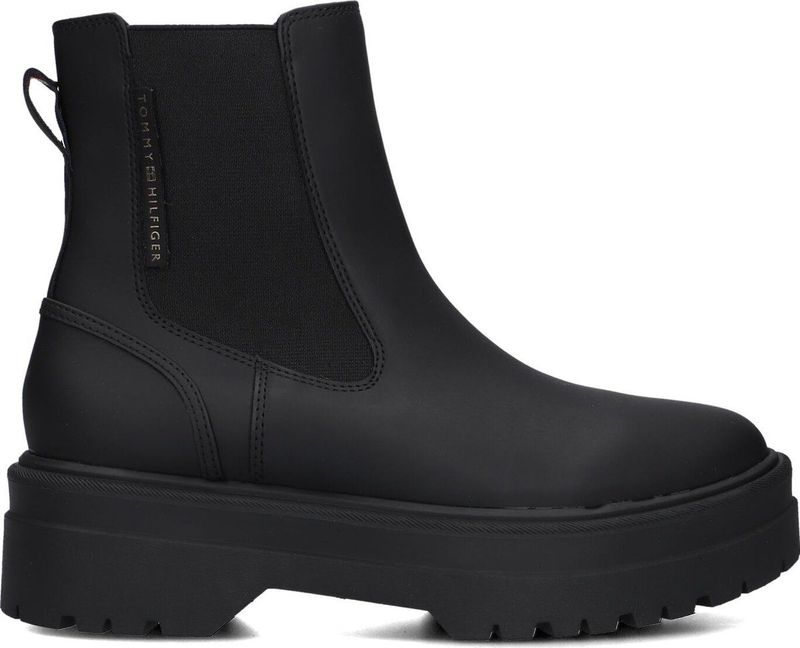 Klassische Stiefeletten Tommy Hilfiger Chelsea FW0FW08162 Schwarz