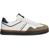 Tommy Hilfiger - Retro Greenwich Sneakers - Beige - Leer - Vetersluiting