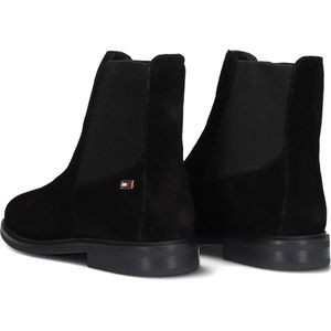 Tommy Hilfiger Flag Low Chelsea Boots Dames - Zwart