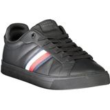 Tommy Hilfiger - Sneakers - Zwart - Leer