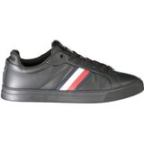 Tommy Hilfiger - Sneakers - Zwart - Leer