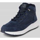 Tommy Hilfiger - WARM NUBUCK - Leren Sneakers - Zwart - Echt Leer