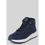 Tommy Hilfiger - WARM NUBUCK - Leren Sneakers - Zwart - Echt Leer