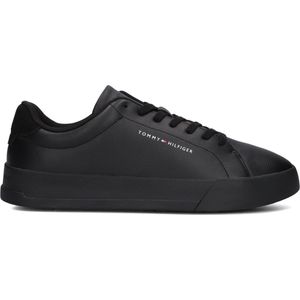 Tommy Hilfiger - Court Sneakers - Zwart - Leer