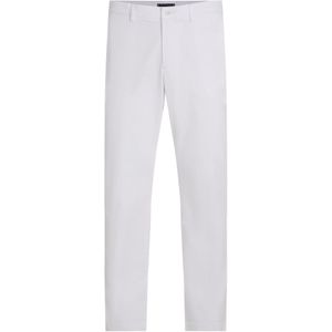 Tommy Hilfiger Heren Denton Satijn Straight Fit Chino's, Wit, 28W x 28L