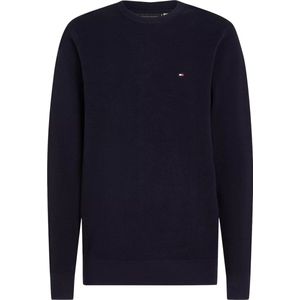 Tommy Hilfiger heren pullover Katoenen donkerblauw