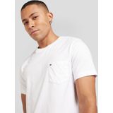 Tommy Hilfiger - Essential Solid Pocket Tee Mw0mw37283 - T-shirt - Wit - Korte Mouwen