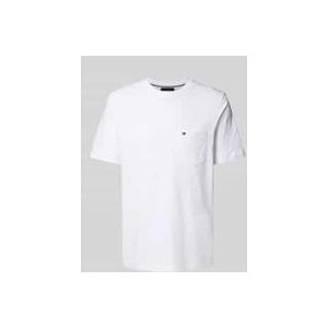 Tommy Hilfiger - Essential Solid Pocket Tee Mw0mw37283 - T-shirt - Wit - Korte Mouwen