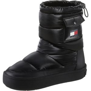Tommy Jeans Snowboots "TJW WINTER FEMININE BOOT", Plateau, Schneestiefel, Winterboots zum Schlupfen