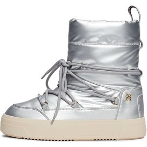 Kuitlaarzen - Zilver - Synthetisch - Casual Ontwerp