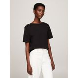 Tommy Hilfiger - Basic Shirt - Katoen - Donkerblauw