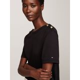 Tommy Hilfiger - Basic Shirt - Katoen - Donkerblauw