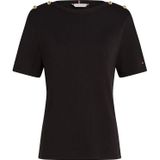 Tommy Hilfiger - Basic Shirt - Katoen - Donkerblauw