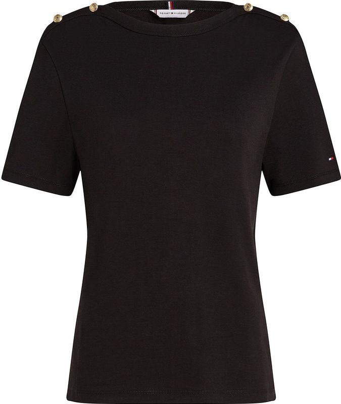 Tommy Hilfiger - Basic Shirt - Katoen - Donkerblauw