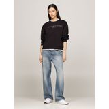 Tommy Hilfiger - Mdrn Reg Corp C-nk Swtshrt - Sweatshirt - Zwart