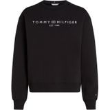 Tommy Hilfiger - Mdrn Reg Corp C-nk Swtshrt - Sweatshirt - Zwart