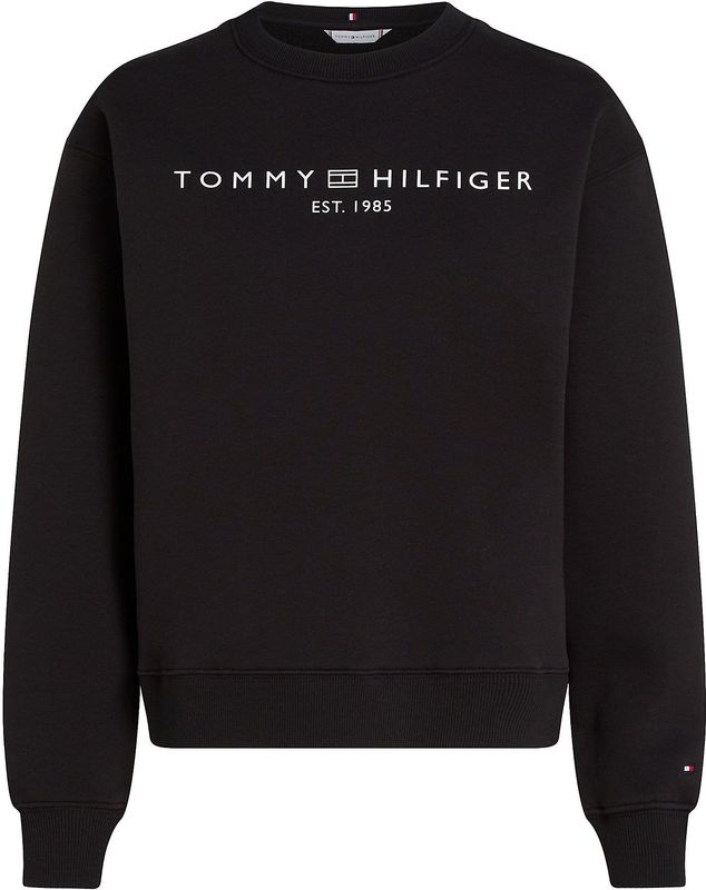 Tommy Hilfiger - Mdrn Reg Corp C-nk Swtshrt - Sweatshirt - Zwart