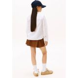 Tommy Hilfiger - Ruffle Collar Blouse LS - Wit - Blouse