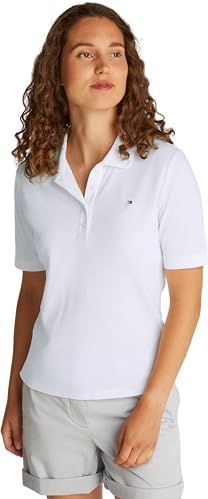 Tommy Hilfiger - 1985 REG Pique Polo - Ecru - Dames Polo