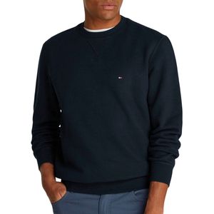 Tommy Hilfiger - Sweater - Donkerblauw - Fleece - Normale Fit