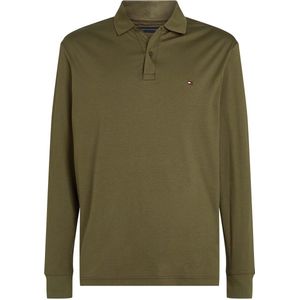 Tommy Hilfiger Heren L/S Liquid Cotton REG Polo MW0MW37317, L/S Polo, Khaki, S, Khaki (Legergroen), S