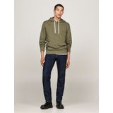 Tommy Hilfiger, Heren, Sweatshirts & Hoodies, Groen, Maat: M Katoen,