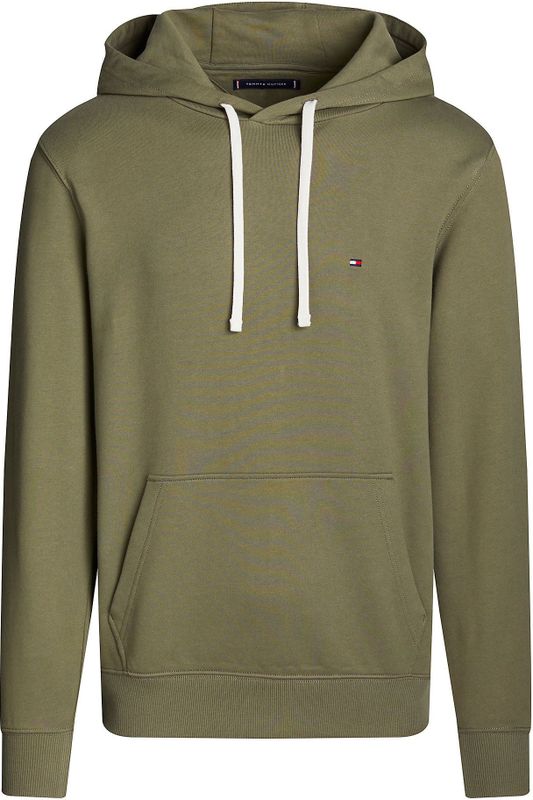 Tommy Hilfiger, Heren, Sweatshirts & Hoodies, Groen, Maat: M Katoen,
