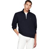 TOMMY HILFIGER - Essential - Sweatshirt - Navy - Rood - Wit