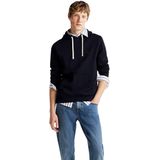 Tommy Hilfiger Heren ESSENTIAL TERRY HOODY MW0MW37235 Pullover Hoodie, BLAUW, XS, Blauw (Woestijnhemel), XS
