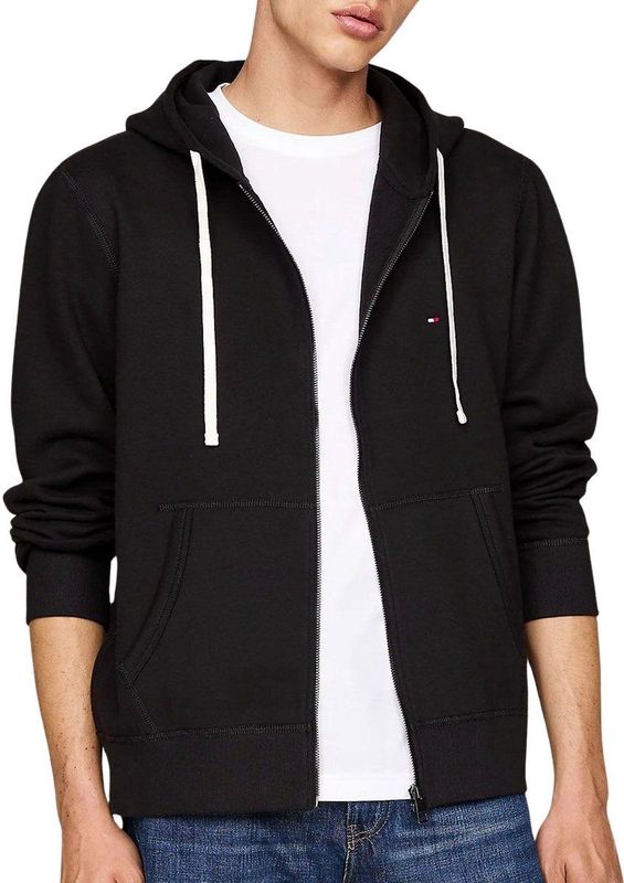 Tommy Hilfiger - Sweatshirt - Zwart - Katoen - Heren