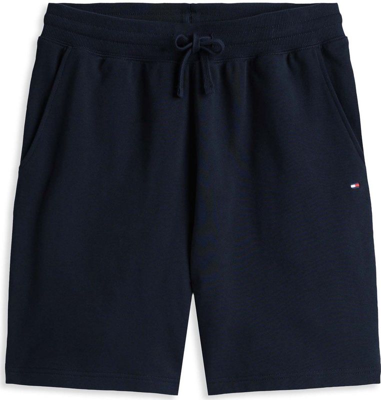Tommy Hilfiger - Heren Essential Terry Sweatshort - Blauw - Korte Broeken