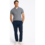 Tommy Hilfiger - Poloshirt - Blauw - Mix van Katoen en Linnen